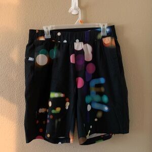 Men’s Black/Multicolor Lululemon Shorts